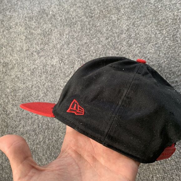 Chicago Bulls Hat - Snapback Cap Hardwood Classics NBA Basketball Black NEW ERA - Picture 6 of 10